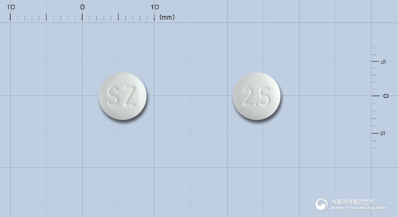 산도스올란자핀정2.5밀리그램