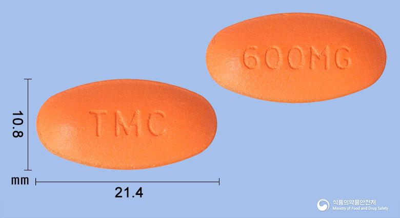 프레지스타정600밀리그램(다루나비르에탄올레이트)