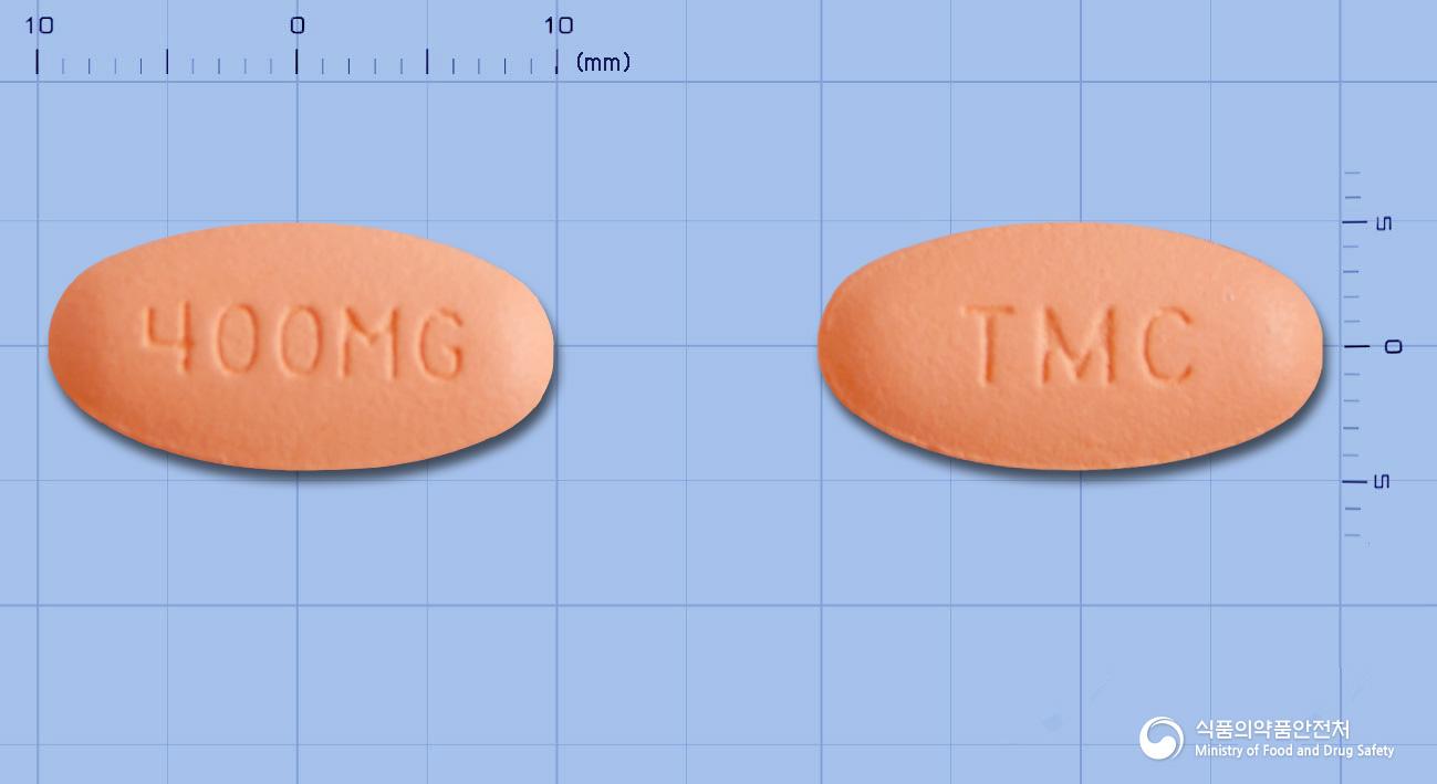 프레지스타정400밀리그램(다루나비르에탄올레이트)