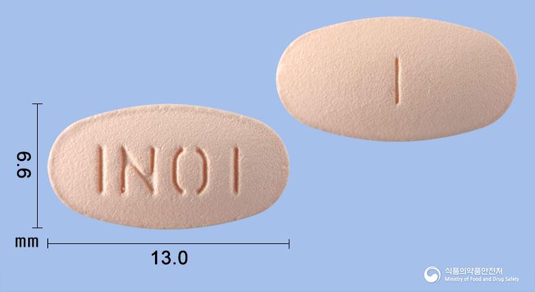 이노엔아벨탄플러스정150/12.5밀리그램