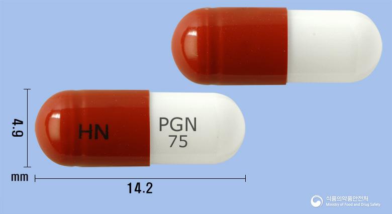 프가틴캡슐75밀리그램(프레가발린)