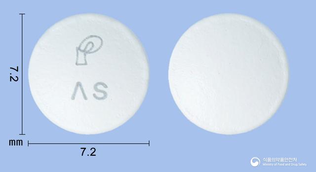 에이에스피장용정100mg(아스피린)