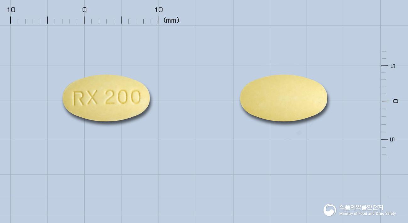 한미리렉스정200밀리그램(클로르족사존)