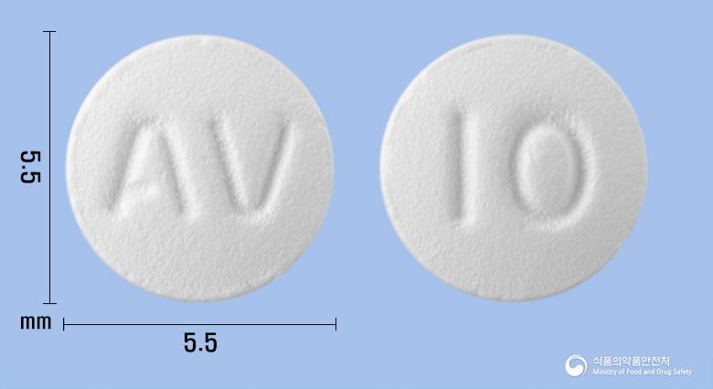 아토란정10밀리그램(아토르바스타틴칼슘수화물)