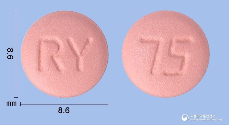 이연클로피도그렐황산수소염정