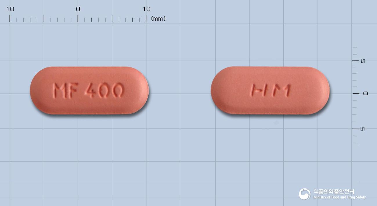 모록사신정400밀리그램(목시플록사신염산염)