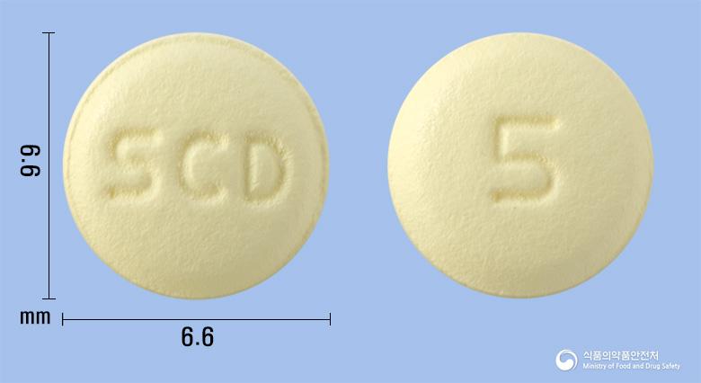 베시민정5mg(솔리페나신숙신산염)