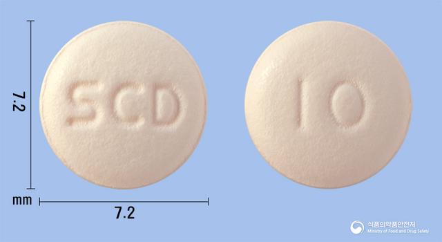 베시민정10mg(솔리페나신숙신산염)