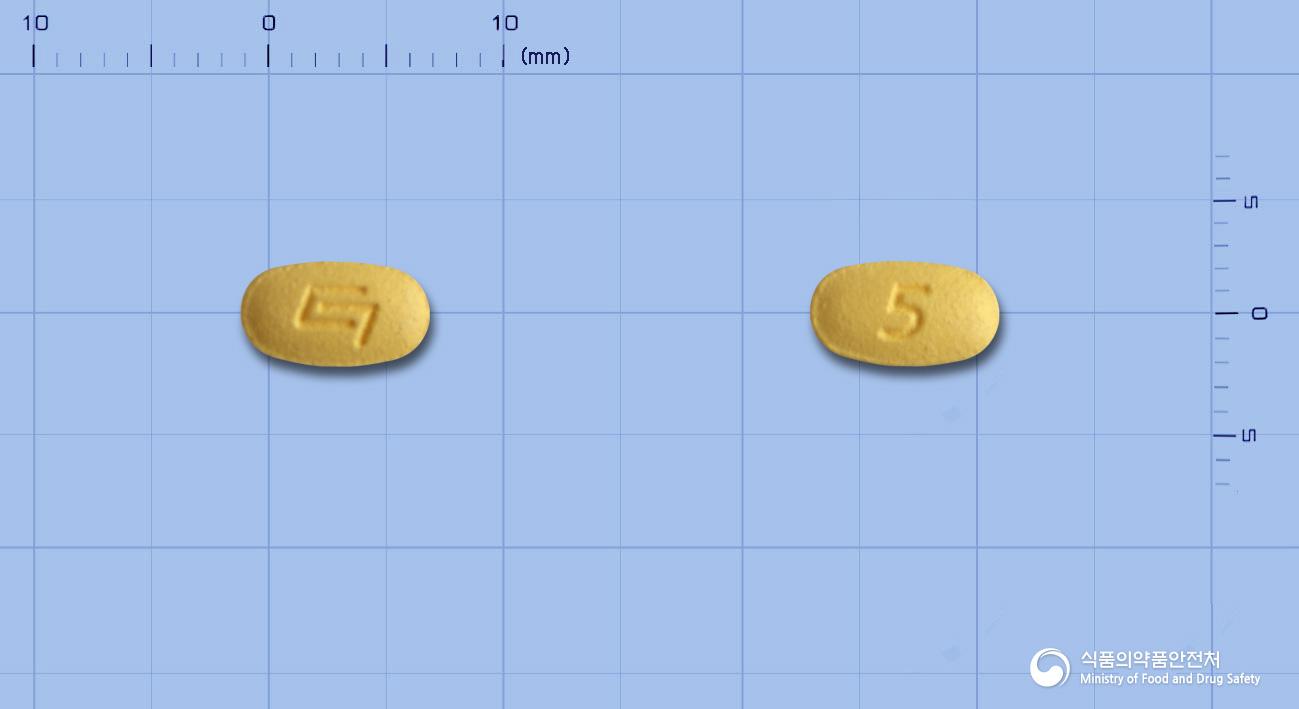 세니트엔정5mg(타다라필) - 동광제약(주) - 성분 타다라필
