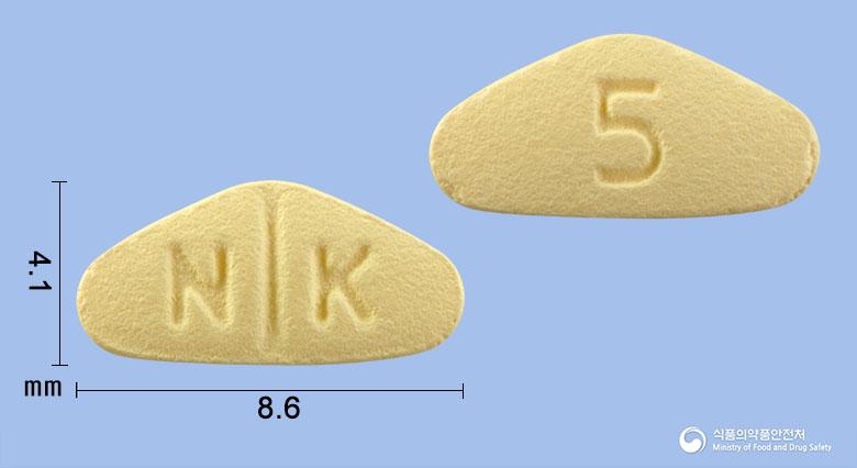 일나스정5밀리그램(타다라필)