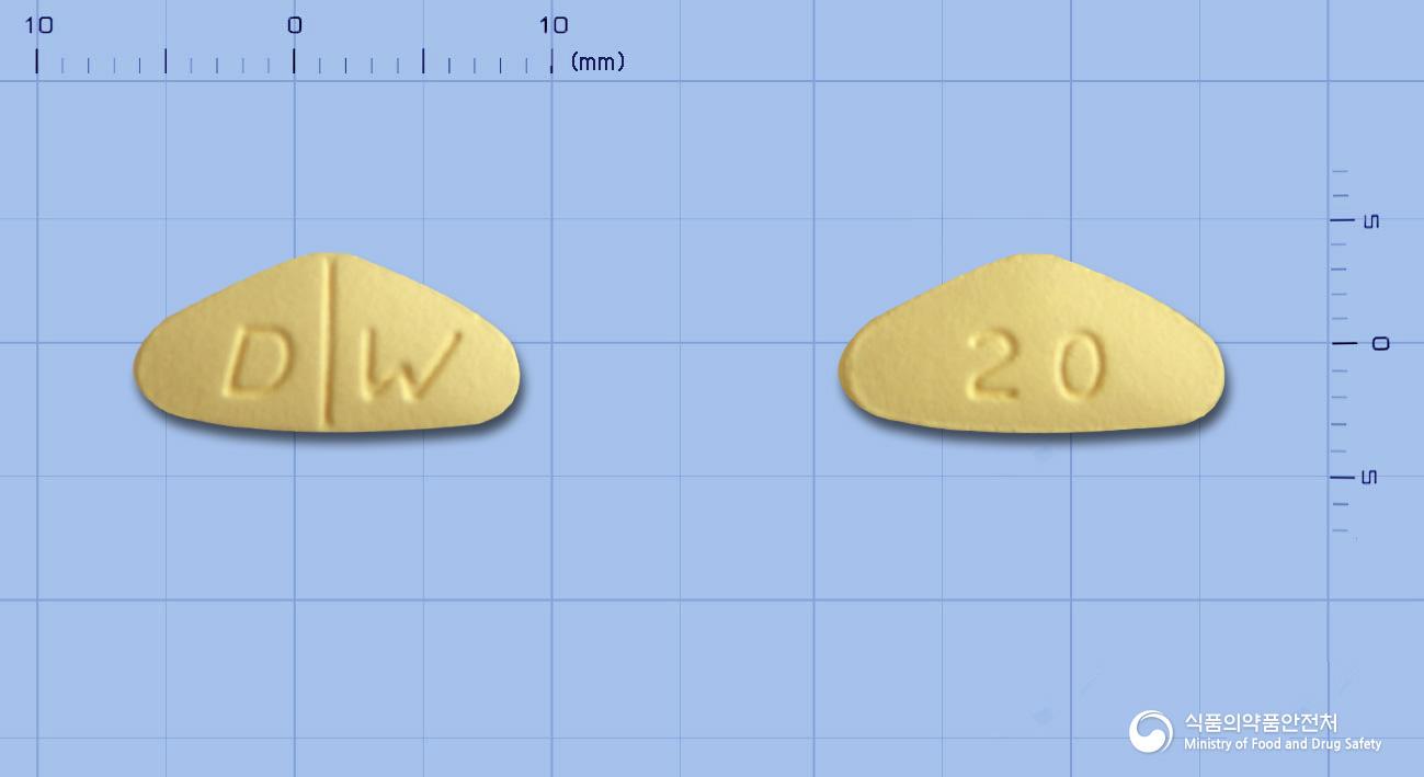 타오르정20밀리그램(타다라필)