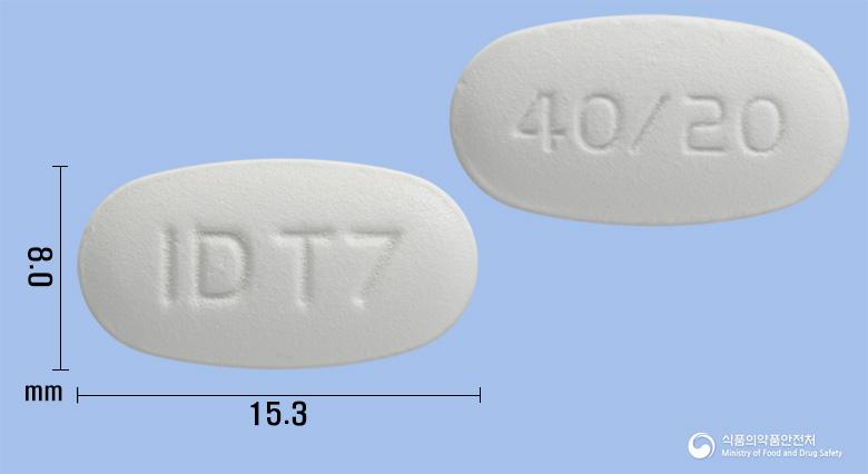 텔로스톱정40/20밀리그램