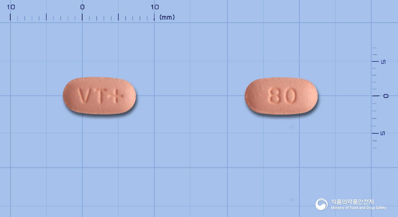 바레탄플러스정80/12.5mg