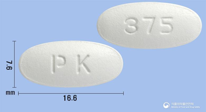 안티크란정375밀리그램(아목시실린·클라불란산칼륨)