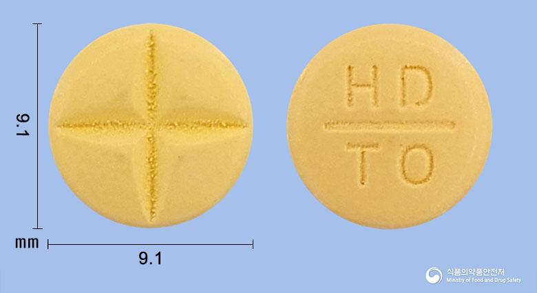 토파린정100밀리그램(토피라메이트)