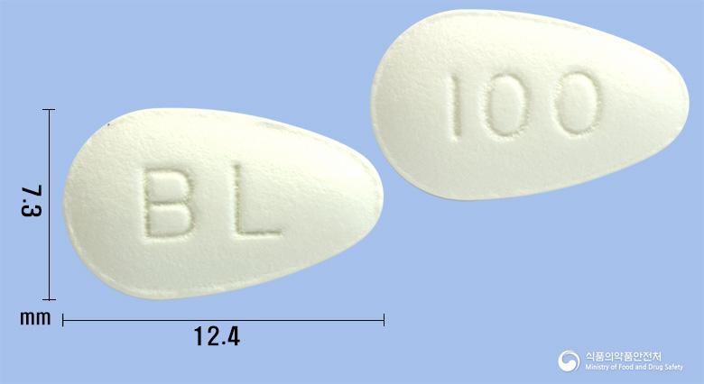 베아로탄정100밀리그램(로사르탄칼륨)