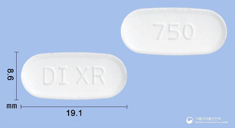 다이아폴민엑스알서방정750밀리그램(메트포르민염산염)