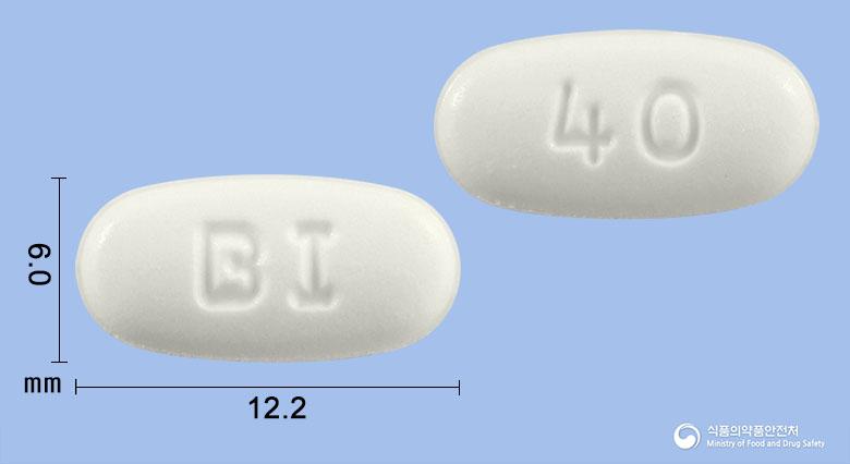 모노스핀정40밀리그램(텔미사르탄)