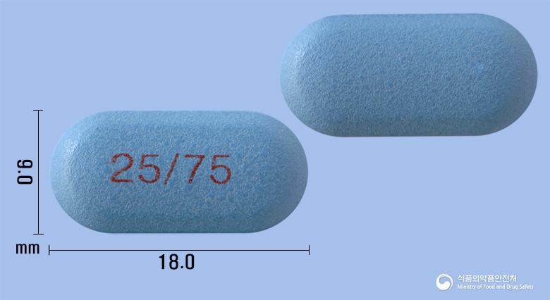 듀비메트서방정0.25/750밀리그램