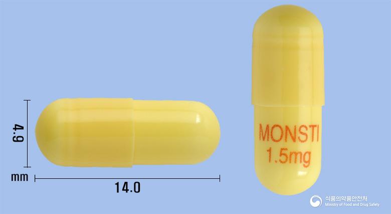 몬스티캡슐1.5mg(리바스티그민타르타르산염)
