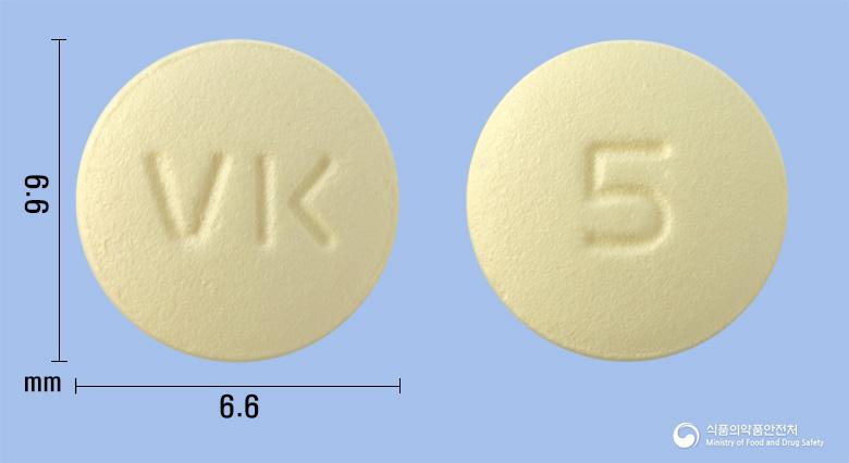 베시콜정5밀리그램(솔리페나신숙신산염)