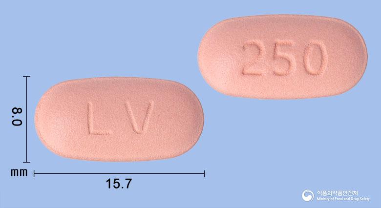 레보푸라신정250밀리그램(레보플록사신수화물)