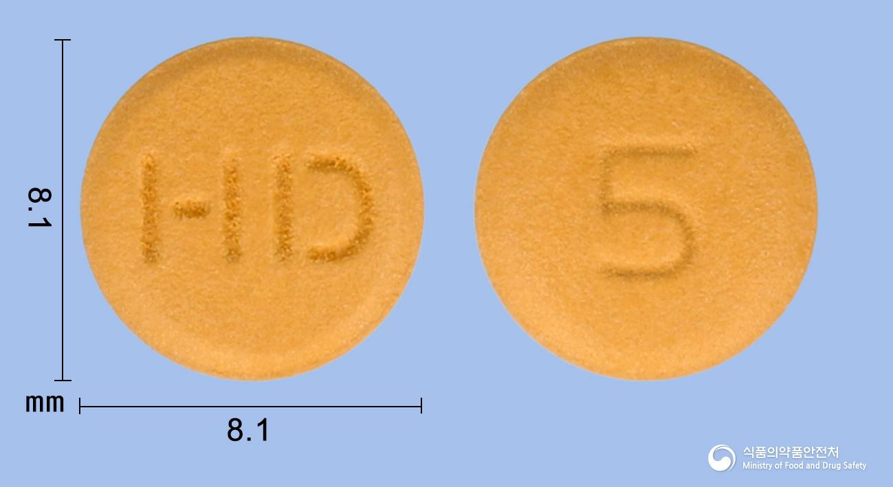 에이치포지정5/80밀리그램(암로디핀베실산염,발사르탄)