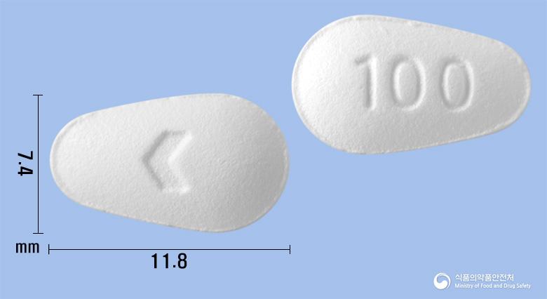 로사틴정100밀리그램(로사르탄칼륨)