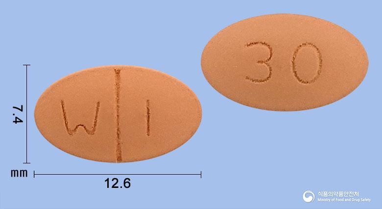 미르젠탁정30밀리그램(미르타자핀)