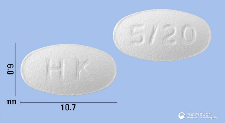 케이듀엣정5/20밀리그램