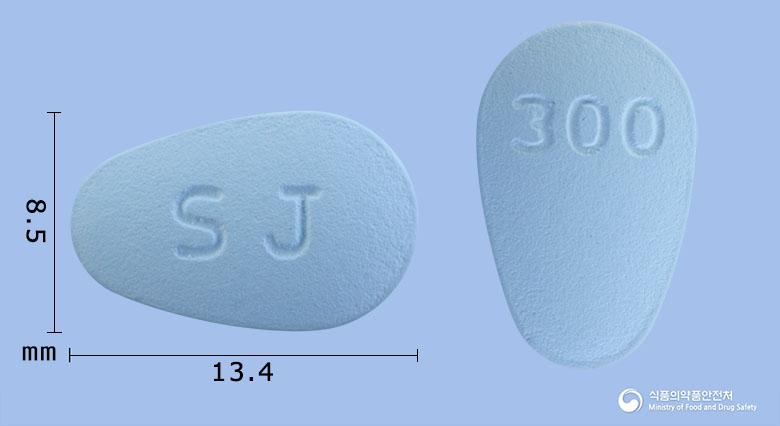 테노리드에프정(테노포비르디소프록실푸마르산염)