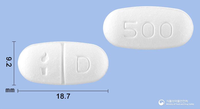 독실리움정500밀리그램(도베실산칼슘수화물)