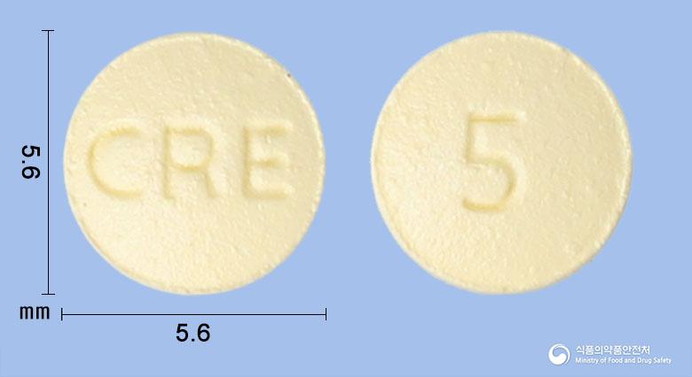 크레고정5밀리그램(로수바스타틴칼슘)