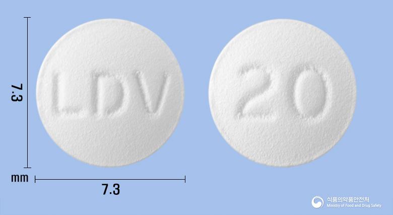 라도바정20밀리그램(아토르바스타틴칼슘수화물)