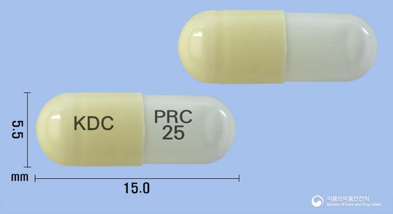 프레가린캡슐25밀리그램(프레가발린)