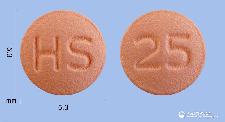 이지타핀정25밀리그램(쿠에티아핀푸마르산염)