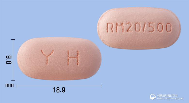 로수메트서방정20/500밀리그램