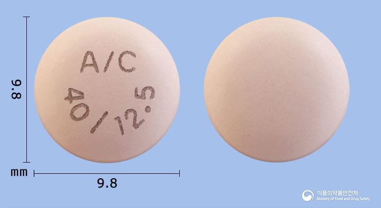 이달비클로정40/12.5밀리그램