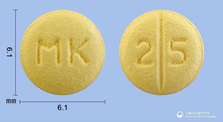 토파메트정25밀리그램(토피라메이트)