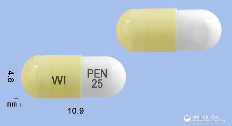 프리렙톨캡슐25밀리그램(프레가발린)