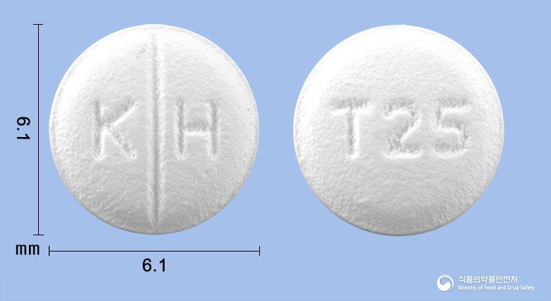 토파엠정25밀리그램(토피라메이트)