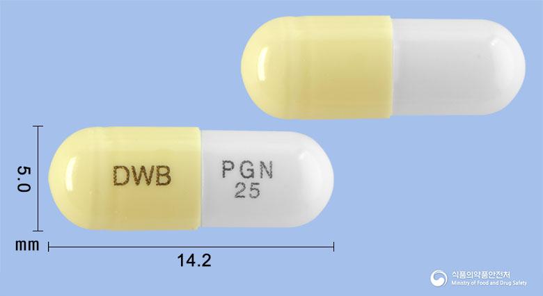 리리베아캡슐25mg(프레가발린)