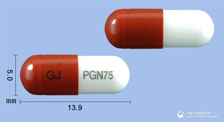 프리가반캡슐75mg(프레가발린) - 구주제약(주) - 성분 프레가발린