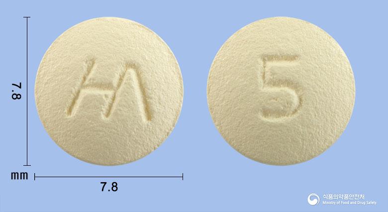 베시가드정5밀리그램(솔리페나신숙신산염)