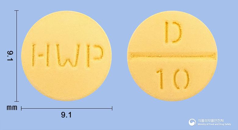 한화도네페질정10mg(도네페질염산염일수화물)