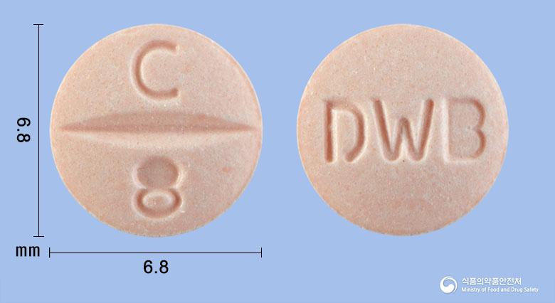 칸데칸정8밀리그램(칸데사르탄실렉세틸)