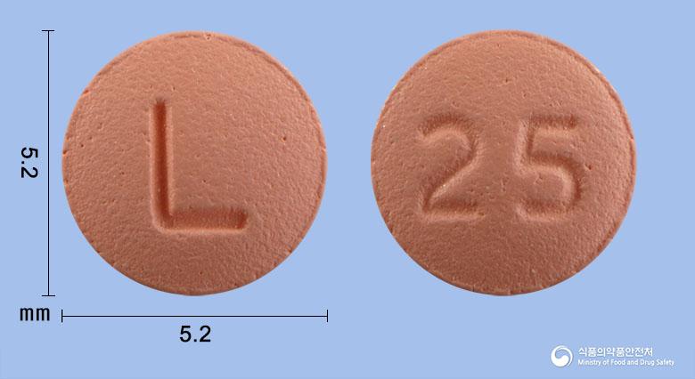 베아켈정25밀리그램(쿠에티아핀푸마르산염)