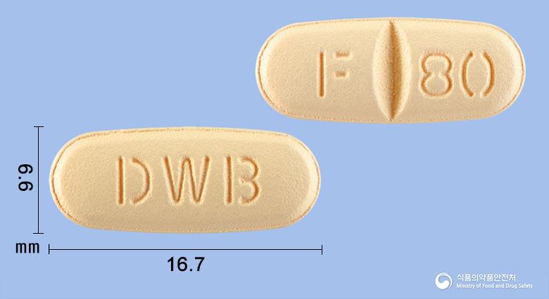 페북소릭정80밀리그램(페북소스타트)