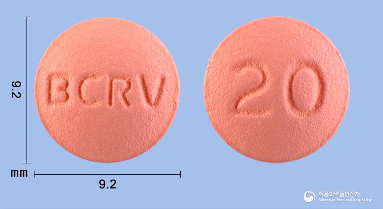 스타로바정20mg(로수바스타틴칼슘)