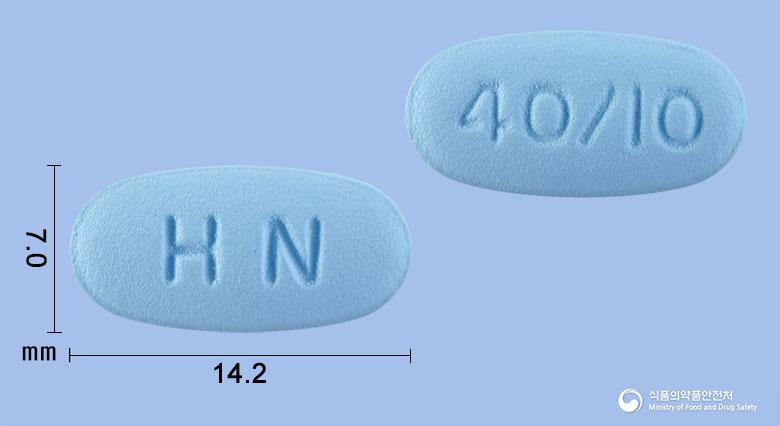 텔미로원정40/10밀리그램